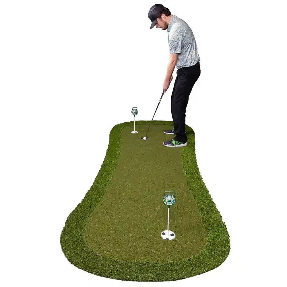 Rollout Portable Green 4ft x 10ft / 2 holes with Fringe